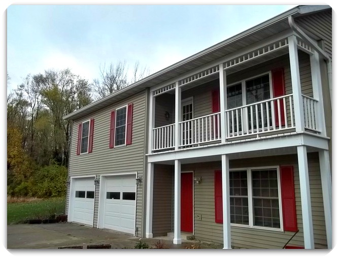 Quad Cities Exterior Painting on this Orion Illinois House